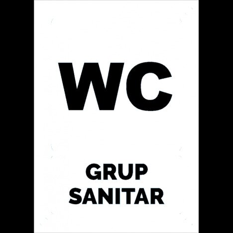 Indicator alb wc grup sanitar